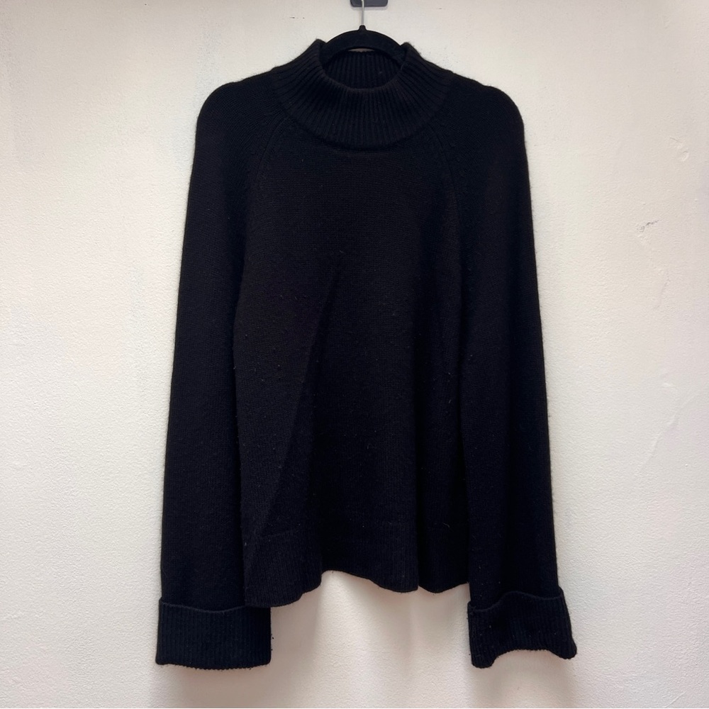 Reformation Black Turtleneck Sweater